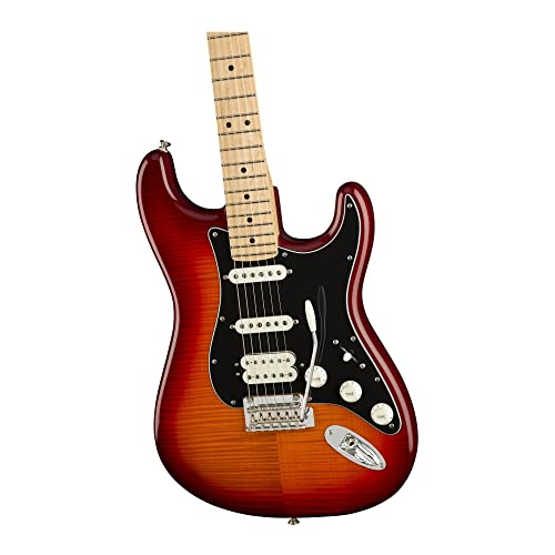 Image of Fender Electric Guitar Player Strat Plus Top HSS Maple Aged Cherry Burst 144562531