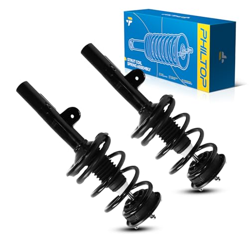 Image of PHILTOP Front Struts Assembly for 2005-2007 Freestyle, 172610 /172611 Complete Struts and Shocks Absorber Assembly,Quick Suspension Loaded Struts with Coil Spring