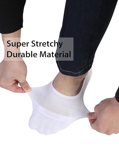 Pro Mountain No Show Socks Wide Toe Box For Health Bunion Unisex Size S to X-Large Cotton Cushion Footies3