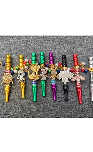 1 Pc Shisha Hookah Accessories Metal Rhinestone Nozzle Diamond Hookah Tips Shisha Nargila Hose Mouth Tips #TOP1