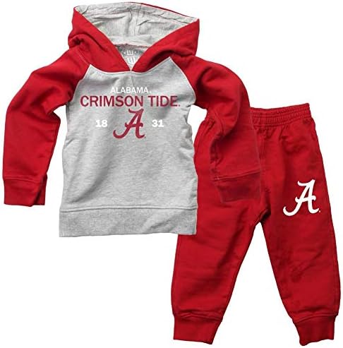 Infant/Toddler Raglan Alabama Crimson Tide Bama Hoodie and Pant Set (3T)