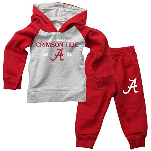 Infant/Toddler Raglan Alabama Crimson Tide Bama Hoodie And Pant Set (3T) #TOP7