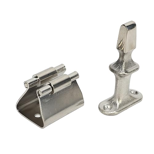 Door Stopper Catch and Holder, Stainless Steel Rust Proof Wear Resistant Door Stop Retaining Catch and Holder Strong Stability Marine Door Catch for Boat Yacht RV