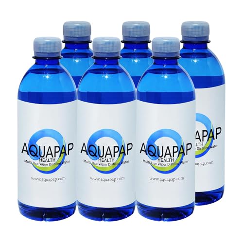 AQUAPAP 16.9 Oz Distilled Water 6-Pack