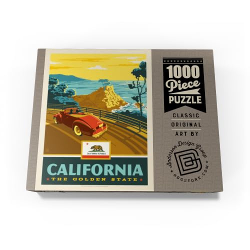 MyPuzzle California: The Golden State (Coastline) - Rompecabezas Premium de 1000 Piezas para Adultos miniatura 4