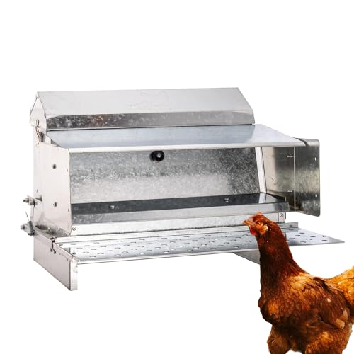RentACoop Automatic Metal Treadle Feeder