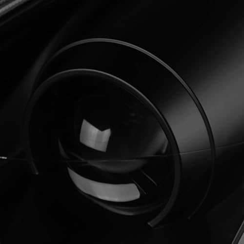 Miniatura 8 de SPEC-D TUNING Proyector negro humo con señal LED integrada compatible con Infiniti G35 Coupe 2003-2007, par izquierdo + derecho