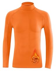 Orange-mockneck