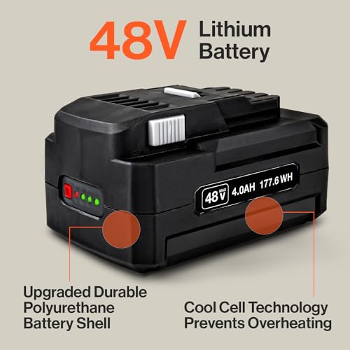 Carrito de servicio SuperHandy utilidad con batería de litio 48V 4Ah [Paquete] miniatura 6