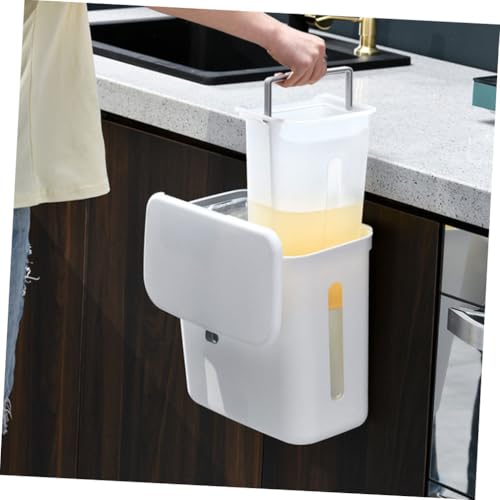 Caneca de basura rectangular MAGICLULU blanca miniatura 4