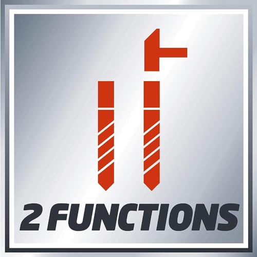 Einhell Schlagbohrmaschine TC-ID 550 E (550 W, Drehzahlregelelektronik, Drehzahlvorwahl, Rechts-/Linkslauf, Metall-Tiefenanschlag, Zusatzhandgriff)