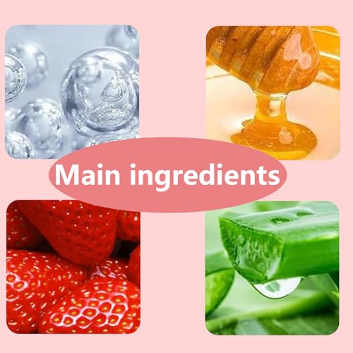 FunnAura 2PCS Moisturizing Honeybalm Lip Balm, Honey & Strawberry Balm UK Lips for Day & Night Lip Care - Image 7