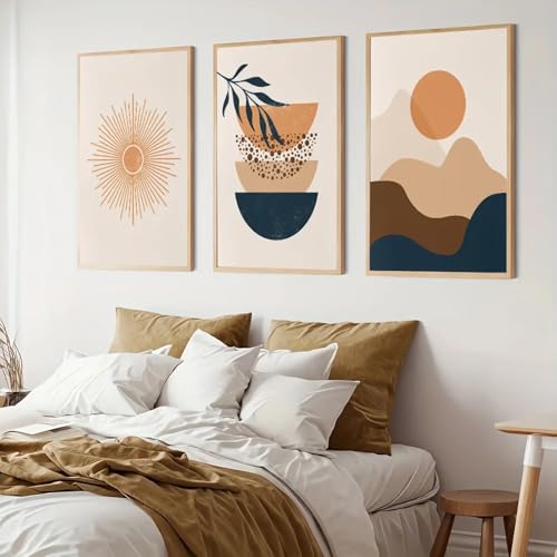 Peinture sur toile pour habiller un mur vide avec cadre inclus