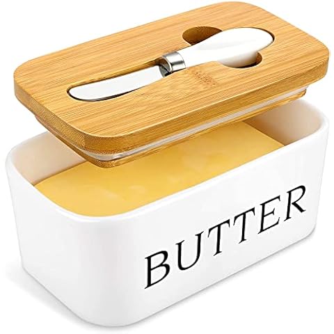 Ulrikco Large Butter Dish with Knife Cover