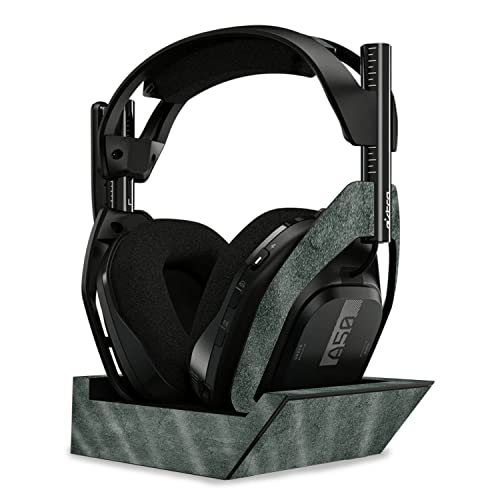 Image of MightySkins Glossy Glitter Skin Compatible with Astro A50 Wireless Headphones + Base Station (Gen 4) - Green Stone | Protective, Durable High-Gloss Glitter Finish | Easy to Apply | Made in The USA