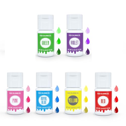 Oil Based Food Coloring for Chocolate 5 Colors Edible Food Dye for Sugar Candy Melts Oil Frosting...