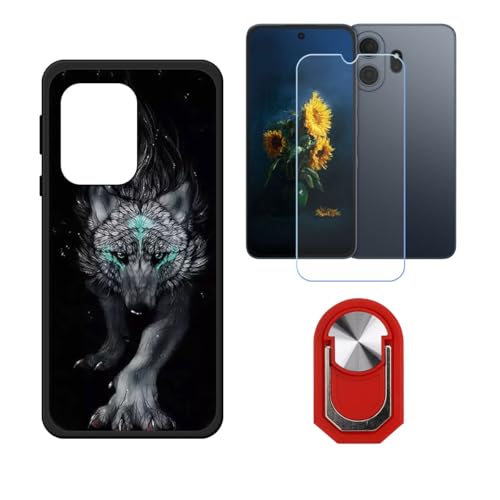 BMPNLSZ �K�p TCL NxtPaper 70 Pro�p+HD�����K���X�ɓK�����ėpTPU�P�[�X�A�V���J�Q���P�[�X�o���p�[�ی�o�b�N�P�[�X-�ɓK����9�d�x�X�N���C�u�h�~�X�N���[���v���e�N�^(6,9") + ���O���\�Ŕėp�I��360�x��]�\�ȃX�e