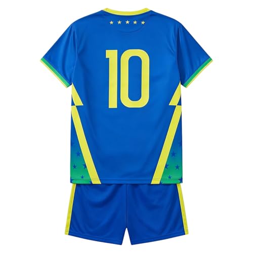 2027 Camiseta Futbol Niño Resistente Conjunto deportivo cómodo de camiseta de manga corta y pantalones cortos para niños y jóvenes, ideal para fútbol.
