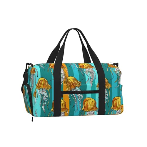 Sac de sport étanche Mexpekil grand sac de voyage et fourre-tout avec range chaussures