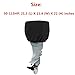 FCOUIID Outboard Motor Cover Boat Motor Cover, Outboard Engine Cover Up to 115-225 Thick (Black,4 Strokes)