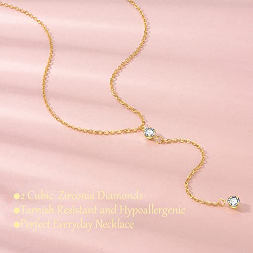 Andtry Handmade Lariat Necklace For Women thumb #1