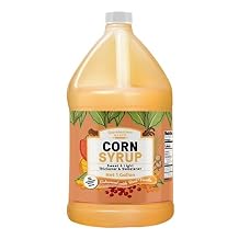 Unpretentious Corn Syrup, 1 Gallon Jug, Light Syrup with Real Vanilla, Gluten Free, Natural, Sugar Substitute, Jug with Twist Off Cap