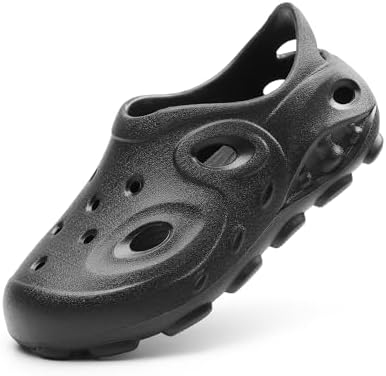 DREAM PAIRS Kids Clogs Boys Girls Foam Runner Shoes Unisex Slip on Shoes Sandals Lightweight Indoor Outdoor Shoes