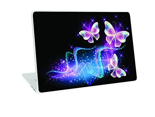 Image of GalaxsiaTM Butterfly D3 Vinyl Laptop Skin /Sticker /Cover /Decal Compatible for Any 15 inch-15.6 inch Inches Laptop (Hp /Dell /Sony /Acer /Lenovo /Asus. Etc) Or Notebook.