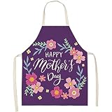 Kvittra Christmas Apron Gifts for Mom, Lady Apron for Women and Men, Adjustable Kitchen Chef Apron f