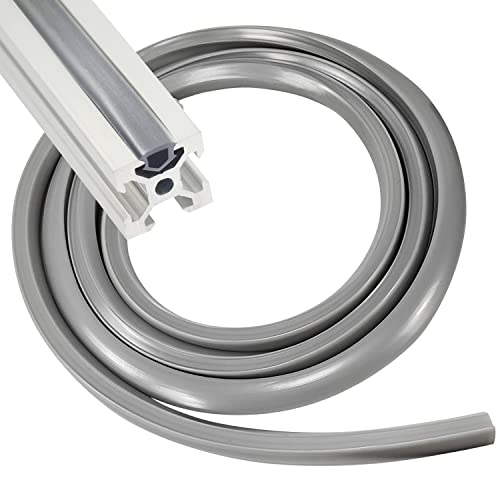 Verbinder,Aluminiumprofil-Kantenstreifen für 30er-8 mm-Serie, Weich-PVC-Schutzdichtstreifen V Type Slot T Type Slot Aluminium Profilausfall