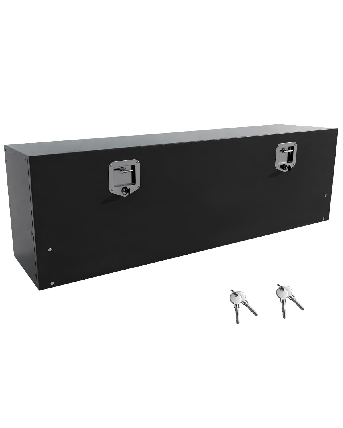 Photo 1 of *Box damaged/May be missing pieces* Hpdmauto Truck Tool Box W/Compression Latch and Keys,60 x 18 x 18 Inch,Truck Toolbox For Storage & Organization,Heavy-Duty Truck Bed Tool Box(black