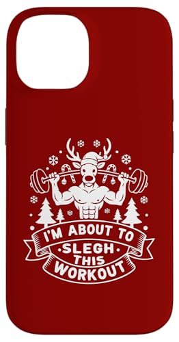 I'm About, To Sleigh This Workout �N���X�}�X �t�B�b�g�l�X �W�� �N���X�}�X �X�}�z�P�[�X iPhone 14 �p