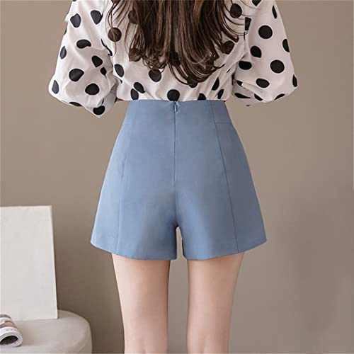 Short en mousseline de soie haut de gamme coupe ample style coréen raffiné