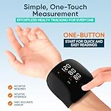 PHD Digital Blood Pressure Monitor Machine - Accurate Upper Arm BP Machine with Large Display & Memory Function - Easy-to-Use Automatic Blood Pressure Monitors for Home & Travel, Wrist Cuff Included - Image 5