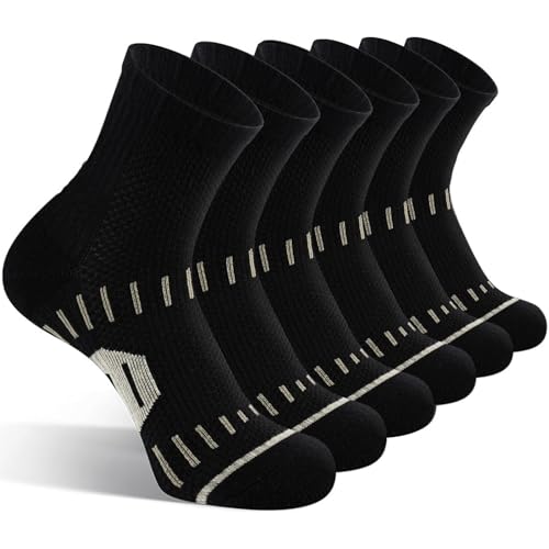 SukModen Copper Ankle Compression Socks for Men and Women (6