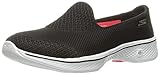 Skechers Performance Women's Go Walk 4 Propel Walking Shoe,Black/White,7 M US