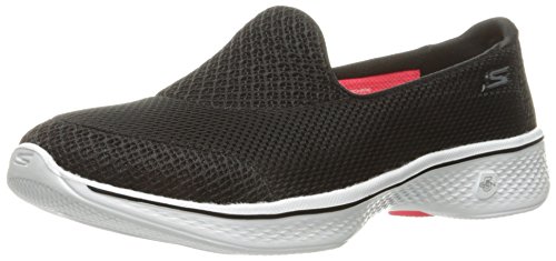 Skechers Performance Women's Go Walk 4 Propel Walking Shoe,Black/White,7 M US