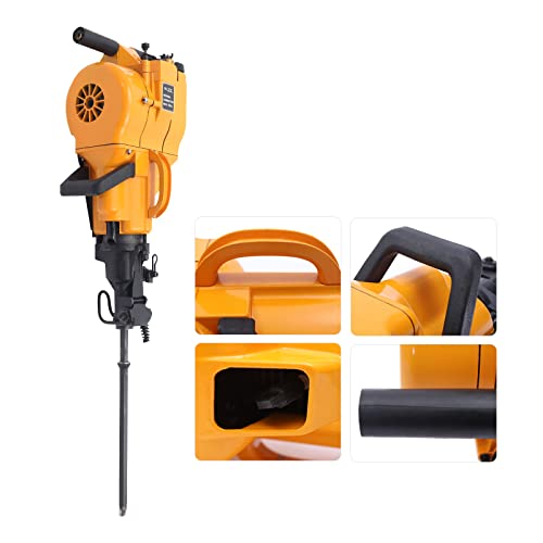 Rock Breaker Hammer 2 Storke Gasoline Rock Drill with Hexagonal Drill YN27C Breaker Hammer for Mines Road Construction Quarrying National Defense