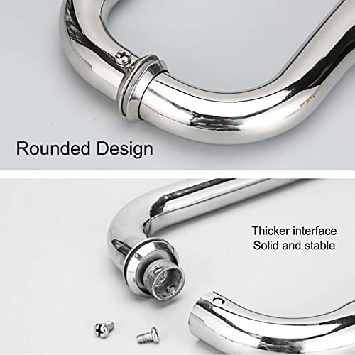 Bouton de porte design push-pull pour douche et intérieur moderne - 4