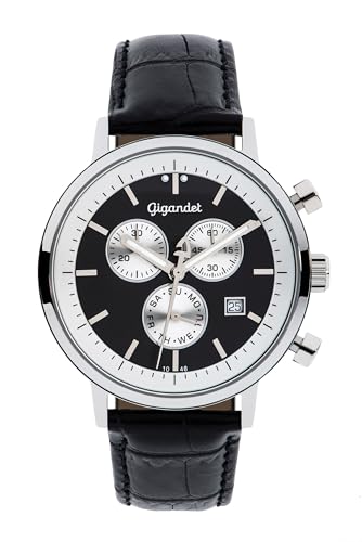Montre mixte Gigandet analogique : finis les retards grâce au quartz ultra fiable