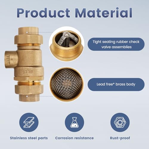 Image of 3 /4 Inch Backflow Preventer 9D-M2 3 /4 inch Dual Check Valve