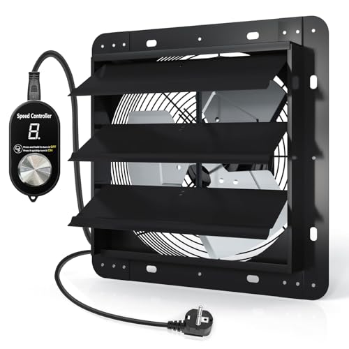 Multiuso: perfetta soluzione di raffreddamento e ventilazione per qualsiasi stanza della vostra casa, tra cui soffitta, garage, capannone e molto altro ancora. Resistente alla corrosione, il motore completamente chiuso è protetto termicamente e lubrificato in modo permanente per una facile manutenzione.
