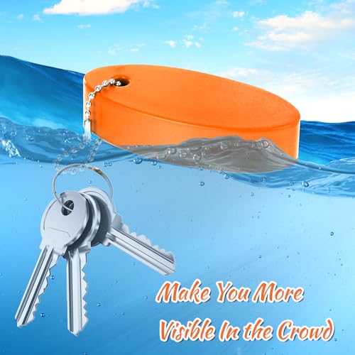 Image of Apausvcm 3 Pcs Foam Floating Keychain, Floating Boat Keychain Waterproof Surfboard Key Ring for Kayak Sailing Swiming