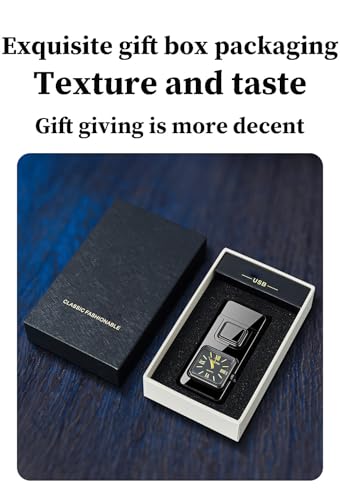 Encendedor multifuncional creativo con reloj integrado miniatura 5