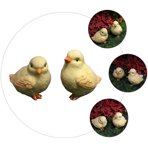 Figuras de pollito de resina educativas con un sorprendente efecto visual realista 4