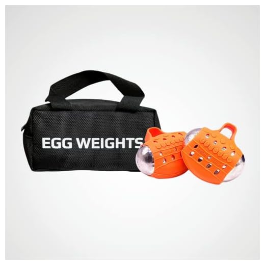 Egg Weights Knockout Max 5.0 lbs Set Bismuth Hand Weights with Anti-Slip Silicone Rubber Finger Loop for Shadowboxing, Kickboxing for Men and Women - 2 Eggs, 2.5 lbs Each + Free E-Book Workout Guide