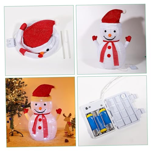 Éclairage de Noël étanche à 40 LED avec boîtier à pile pour extérieur