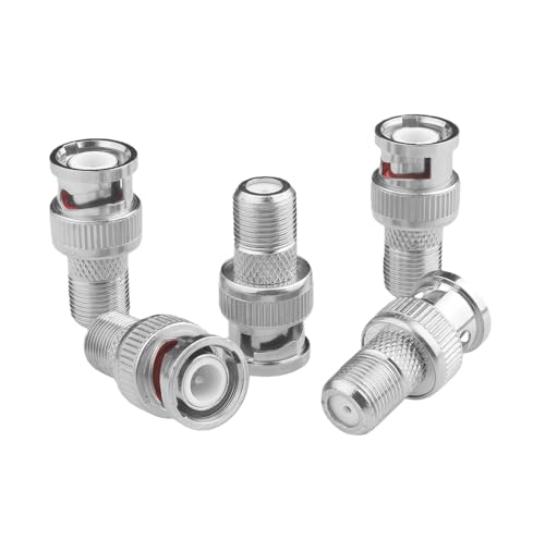 Conector BNC macho a F hembra paquete 14 piezas miniatura 6