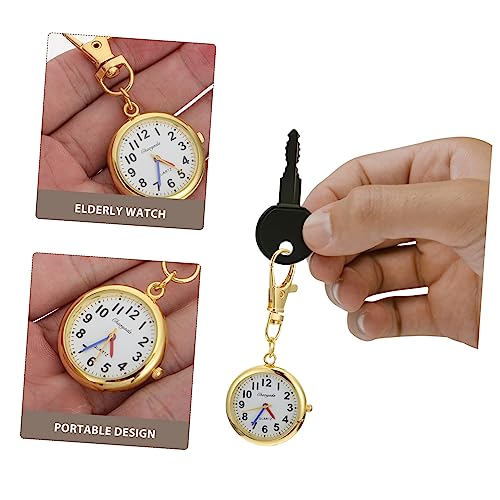 TENDYCOCO 1 Unidade relógio de bolso enfermeira grande personagem relógio de bolso digital distintiv