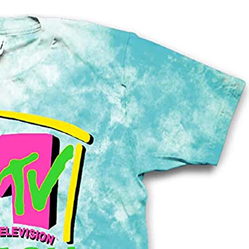 Mtv Mens Tie Dye Shirt - #Tbt Mens 1980'S 1990'S Music Television Clothing - Classic I Want My T-Shirt (Beach House, Medium) #TOP4
